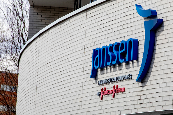 Photo shows a general exterior view of the head office of Janssen pharmaceutical company on April 15, 2021 in Leiden, Netherlands/Niels Wenstedt/BSR Agency/Getty Images