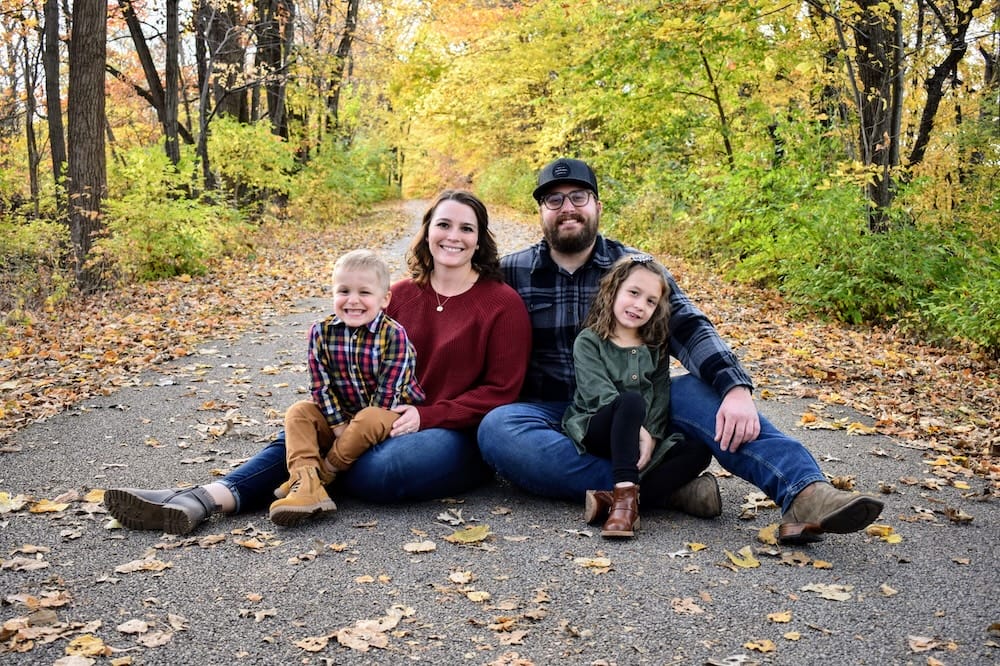 Photo shows Robyn Babbitt and her family posing for a family photo/Courtesy Robyn Babbit